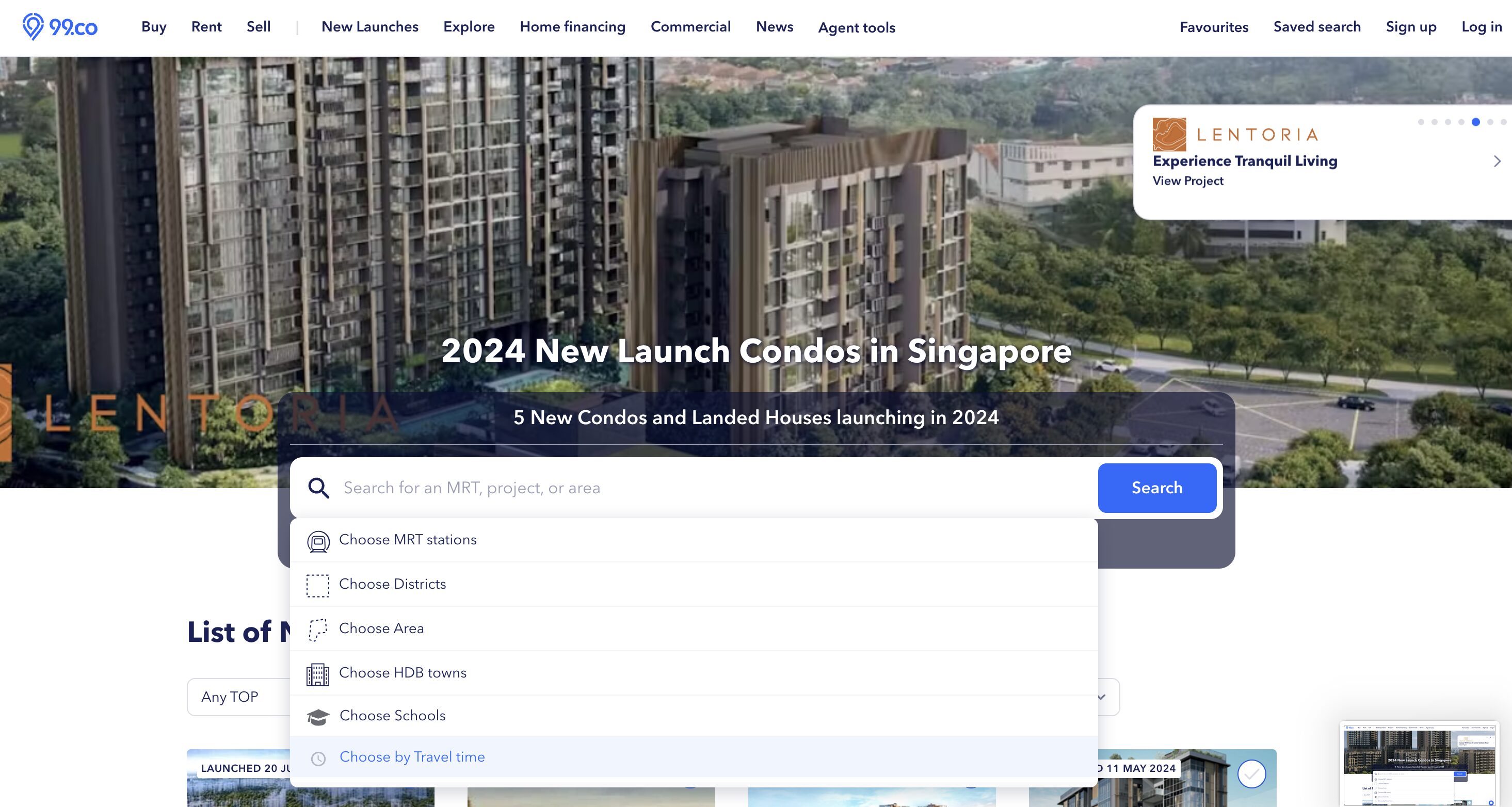 99.co new launch condos in singapore site - new launch condo near top primary school East Singapore